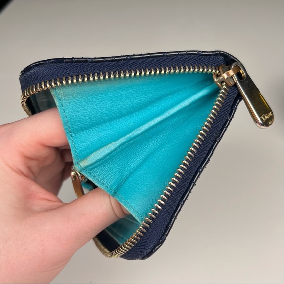 Lady Dior Mini Cannage Patent Zippy Wallet - Picture 8 of 9